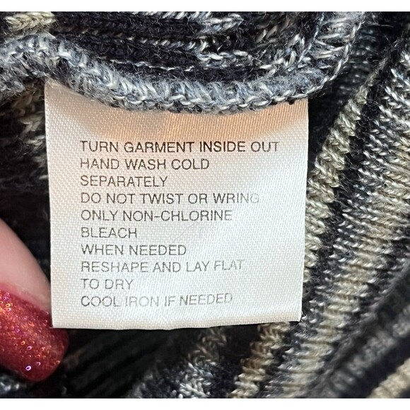 Vtg 90s Northern Isles Crewneck Sweater Mens L Navy Soft Cozy Grandpa Cosby Dad - Picture 6 of 6